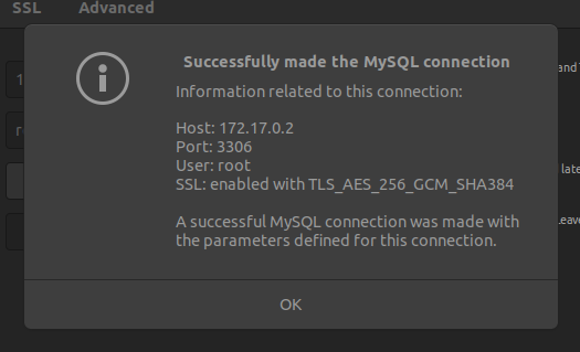 Successful connection